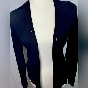 Loft cardigan with sequins new